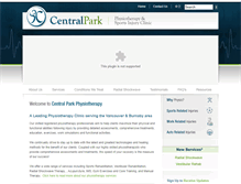 Tablet Screenshot of centralparkpt.com